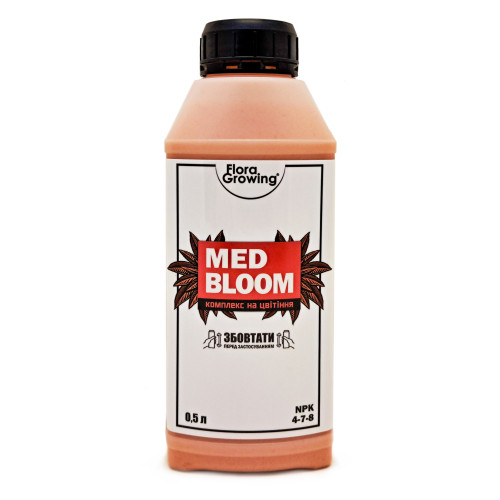 500 мл MedBloom — Комплексне добриво на цвітіння для лікарських та їстівних рослин