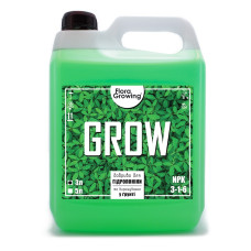 3 л Grow — компонент добрив для гідропоніки та ґрунту | аналог GHE/TerraAquatica